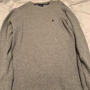Mens Polo Ralph Lauren Waffle-Knit Crewneck